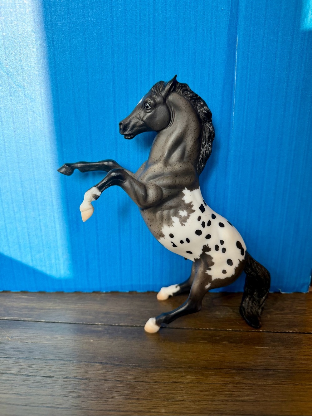 Blue Roan Appaloosa - Rearing Stallion - Classic Series Breyer #681 Discontinued
